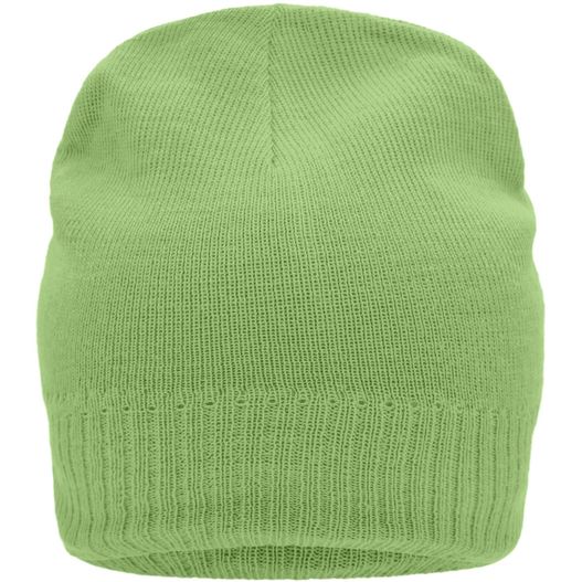 Knitted Beanie with Fleece Inset - Strickmütze mit Fleece Einsatz im Stirnbereich (Bild 1)