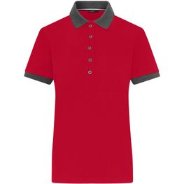 Produktabbildung Ladies' Polo - Klassisches Polo mit kontrastfarbigem Kragen und Armbündchen in Piqué-Qualität Ladies' Polo - Klassisches Polo mit kontrastfarbigem Kragen und Armbündchen in Piqué-Qualität