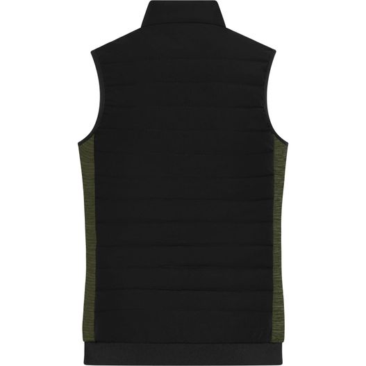 Produktabbildung Ladies' Padded Hybrid Vest - Wattierte Weste mit Stehkragen im attraktiven Materialmix Ladies' Padded Hybrid Vest - Wattierte Weste mit Stehkragen im attraktiven Materialmix (Bild 1)
