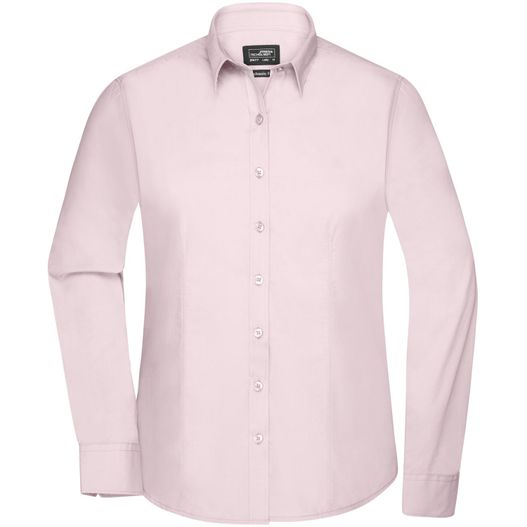 Ladies' Shirt Longsleeve Poplin - Klassisches Shirt aus pflegeleichtem Mischgewebe (Bild 1)