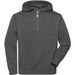 BIO Workwear-Half Zip Hoody - Sweatshirt mit Kapuze und Reißverschluss