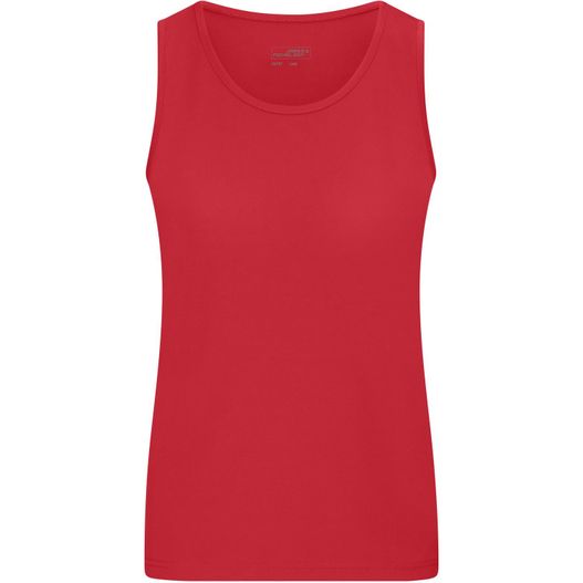 ein weiblicher roter tanktop Ladies' Active Tanktop - Funktionstop für Freizeit und Sport (Bild 1)