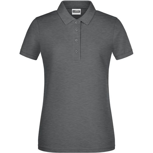 ein frauen poloshirt in grau Ladies' Basic Polo - Klassisches Poloshirt (Bild 1)