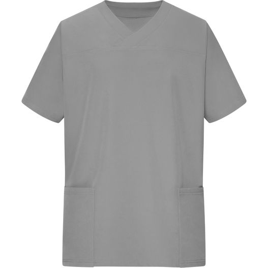 Men's Stretch-Kasack - Elastischer Kasack mit V-Ausschnitt (Bild 1)