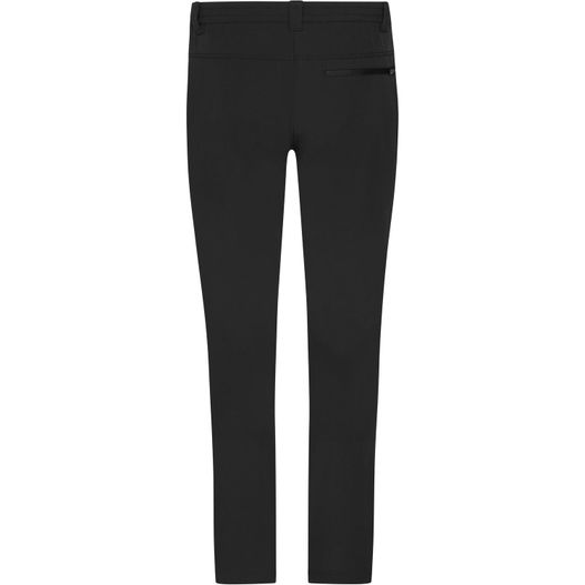 eine schwarze hose mit reißverschluss an der seite Men's Pants - Bi-elastische Hose in sportlicher Optik (Bild 1)