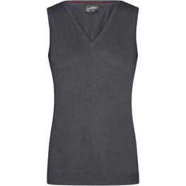 Ladies' V-Neck Pullunder - Klassischer Baumwoll-Pullunder