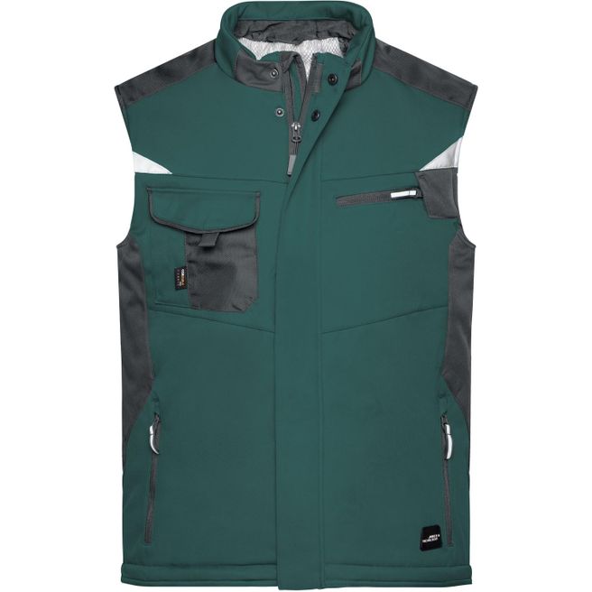 Craftsmen Softshell Vest - STRONG - - Professionelle Softshellweste mit warmem Innenfutter