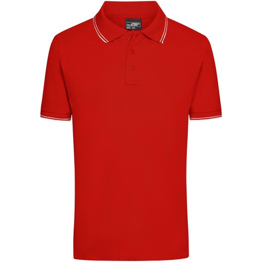 Men's Polo - Polo in elastischer Piqué-Qualität (Bild 1)