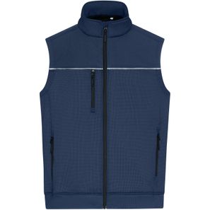Hybrid Workwear Vest - Robuste Weste mit dezentem Druck im Materialmix