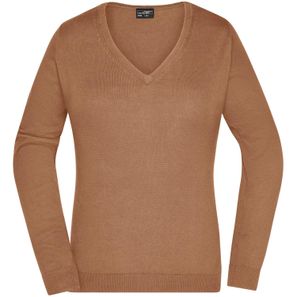 Ladies' V-Neck Pullover - Klassischer Baumwoll-Pullover
