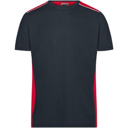 Men's Workwear T-Shirt - COLOR - - Strapazierfähiges und pflegeleichtes T-Shirt mit Kontrasteinsätzen