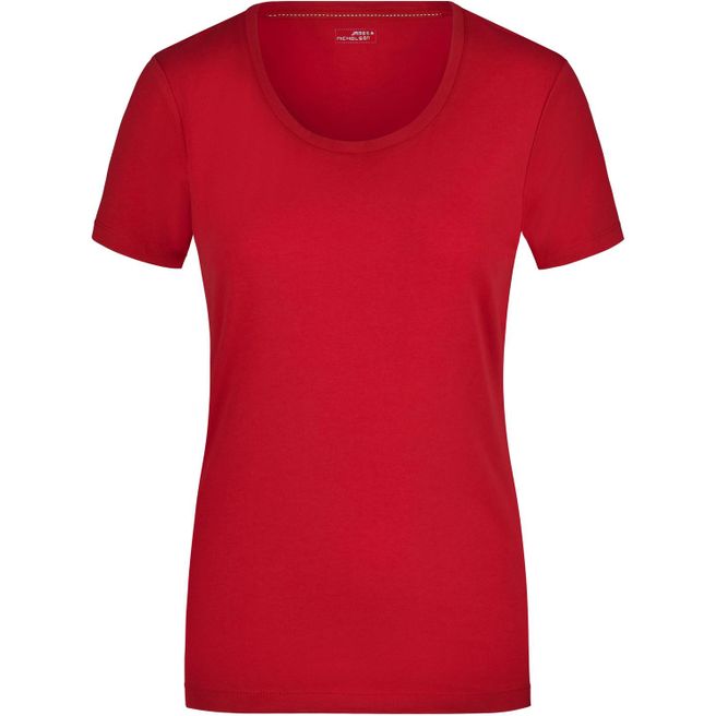 Ladies' Stretch Round-T - T-Shirt aus weichem Elastic-Single-Jersey