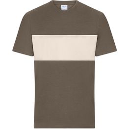 T-Shirt colour-block UNISEX - Unisex T-Shirt mit Kontrasteinsatz