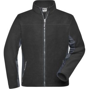 Men's Workwear Fleece Jacket - STRONG - - Strapazierfähige Fleecejacke im Materialmix