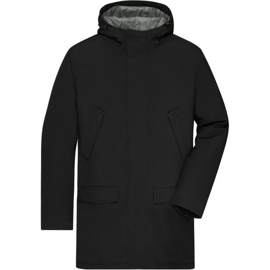 Men's Business Parka - Klassischer, wattierter Parka mit angeschnittener Kapuze (Bild 1)