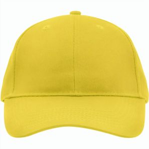 Brushed 6 Panel Cap - Klassisches 6 Panel Cap mit gebürsteter Oberfläche