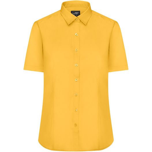 Ladies' Shirt Shortsleeve Poplin - Klassisches Shirt aus pflegeleichtem Mischgewebe (Bild 1)