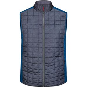 Men's Knitted Hybrid Vest - Weste im stylischen Materialmix