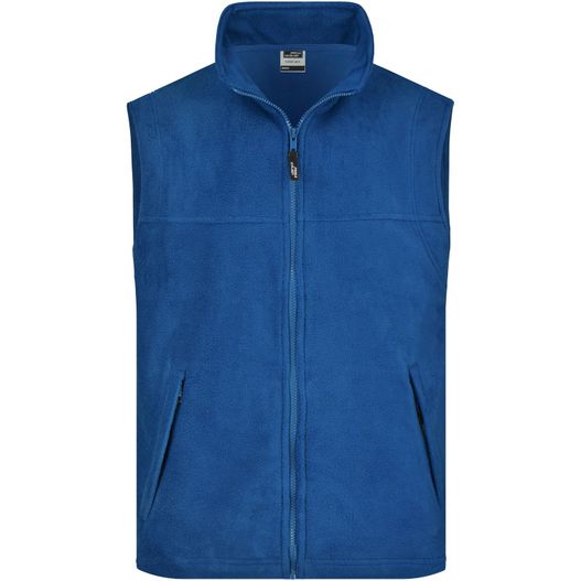 die herren fliehen weste in blau Fleece Vest - Wärmende Weste in schwerer Fleece-Qualität (Bild 1)