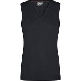 Ladies' V-Neck Pullunder - Klassischer Baumwoll-Pullunder