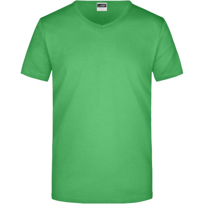 Men's Slim Fit V-T - Figurbetontes V-Neck-T-Shirt
