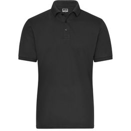 Men's BIO Stretch-Polo Work - SOLID - - Polo aus weichem Elastic-Piqué