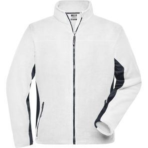 Men's Workwear Fleece Jacket - STRONG - - Strapazierfähige Fleecejacke im Materialmix