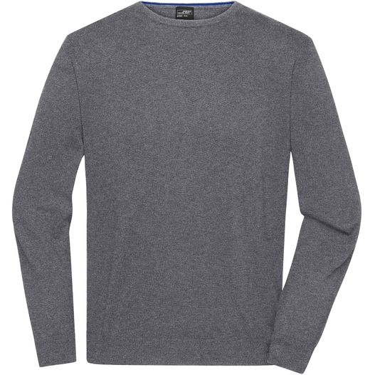 Men's Round-Neck Pullover - Klassischer Baumwoll-Pullover (Bild 1)