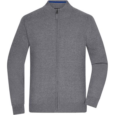 Men's Zip Cardigan - Klassische Strickjacke mit Reißverschluss
