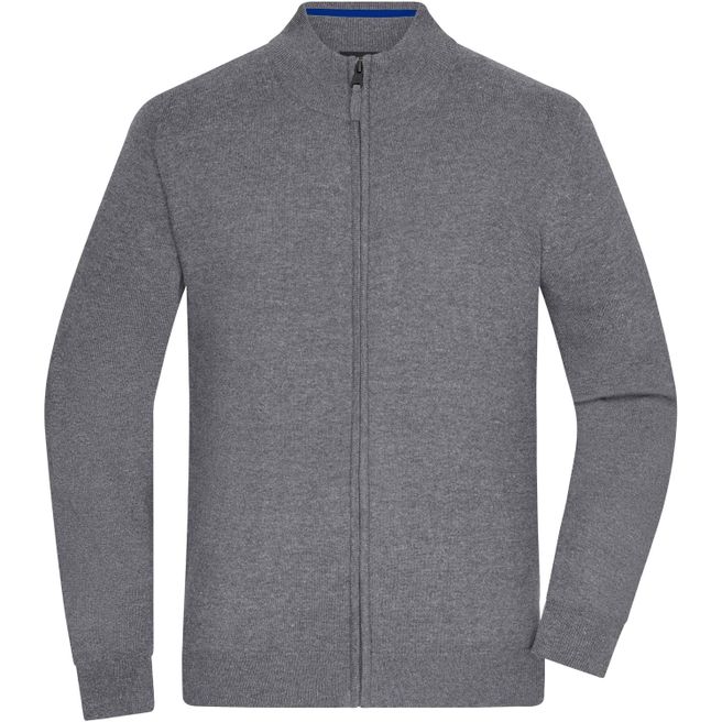 Men's Zip Cardigan - Klassische Strickjacke mit Reißverschluss