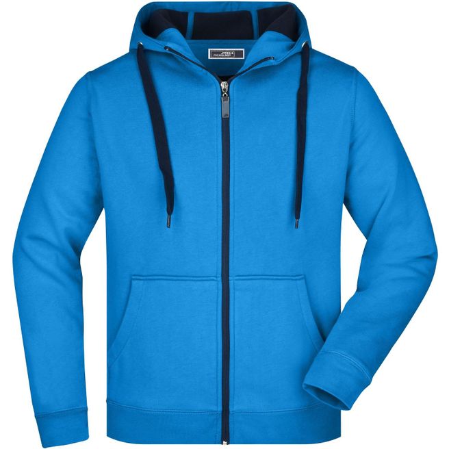 Men's Doubleface Jacket - Sportive Jacke mit Kapuze