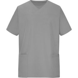 Men's Stretch-Kasack - Elastischer Kasack mit V-Ausschnitt