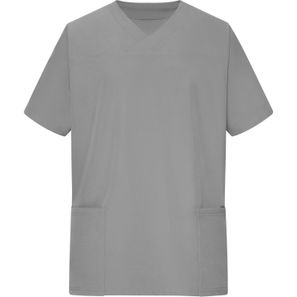 Men's Stretch-Kasack - Elastischer Kasack mit V-Ausschnitt
