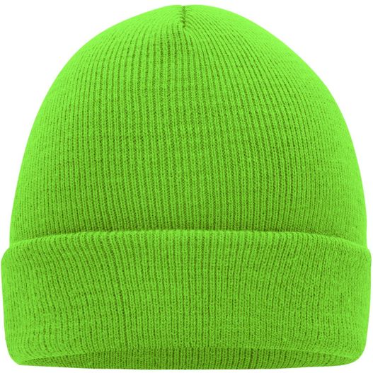 ein neongrüner mütze Knitted Cap - Klassische Strickmütze in vielen Farben (Bild 1)