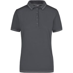 Ladies' Elastic Polo - Hochwertiges Poloshirt mit Kontraststreifen