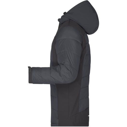 Men's Outdoor Hybrid Jacket - Thermojacke in attraktivem Materialmix (Bild 3)