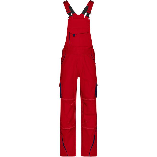 Workwear Pants with Bib - COLOR - - Funktionelle Latzhose im sportlichen Look mit hochwertigen Details