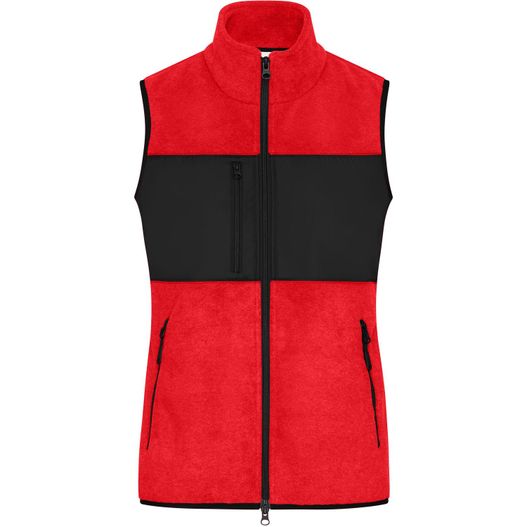Ladies' Fleece Vest - Fleeceweste im Materialmix (Bild 1)