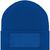 Knitted Beanie with Patch (10cm x 5cm) - Klassische Strickmütze mit Baumwoll-Patch