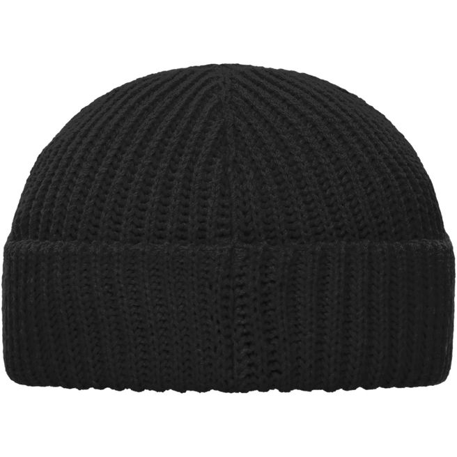 Fisherman Beanie - Modische Strickmütze mit Umschlag