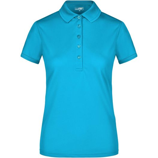 ein frauenblaues poloshirt Ladies' Active Polo - Funktionelles Polo für Freizeit und Sport (Bild 1)