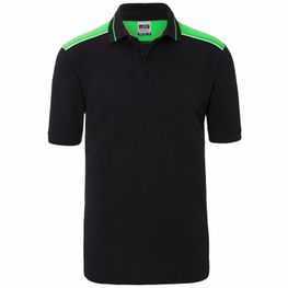 Men's Workwear Polo - COLOR - - Pflegeleichtes und strapazierfähiges Polo mit Kontrasteinsätzen