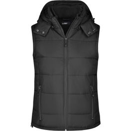 Ladies' Padded Vest - Modische Steppweste mit abnehmbarer Kapuze