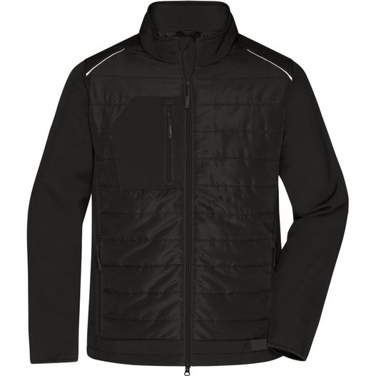 Men's Hybrid Jacket - Softshelljacke im attraktiven Materialmix (Bild 1)