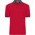 Men's Polo - Klassisches Polo mit kontrastfarbigem Kragen und Armbündchen in Piqué-Qualität