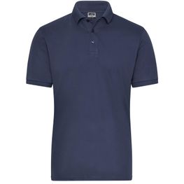 Men's BIO Stretch-Polo Work - SOLID - - Polo aus weichem Elastic-Piqué