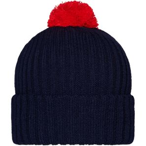 Knitted Cap with Pompon - Trendige Pomponmütze in vielen Farben