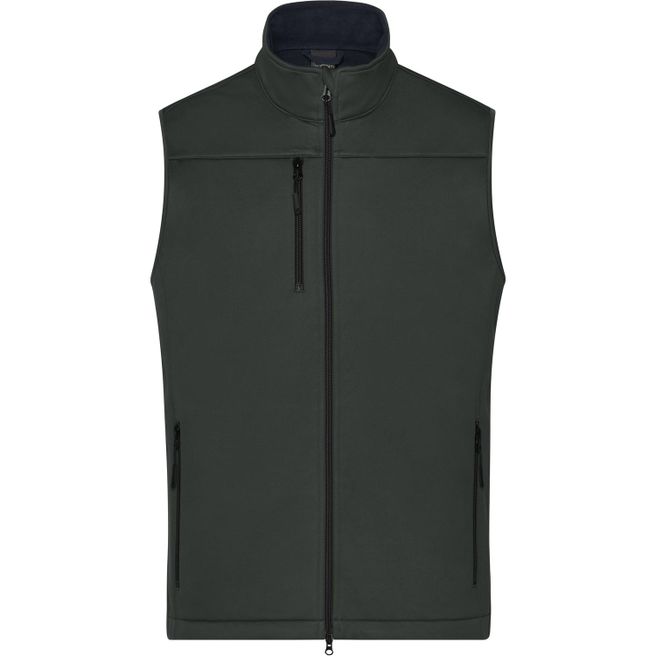 Men's Softshell Vest - Klassische Softshellweste im sportlichen Design aus recyceltem Polyester