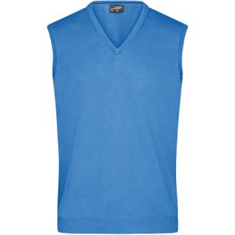 Men's V-Neck Pullunder - Klassischer Baumwoll-Pullunder