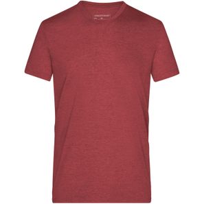 Men's Heather T-Shirt - Modisches T-Shirt mit V-Ausschnitt